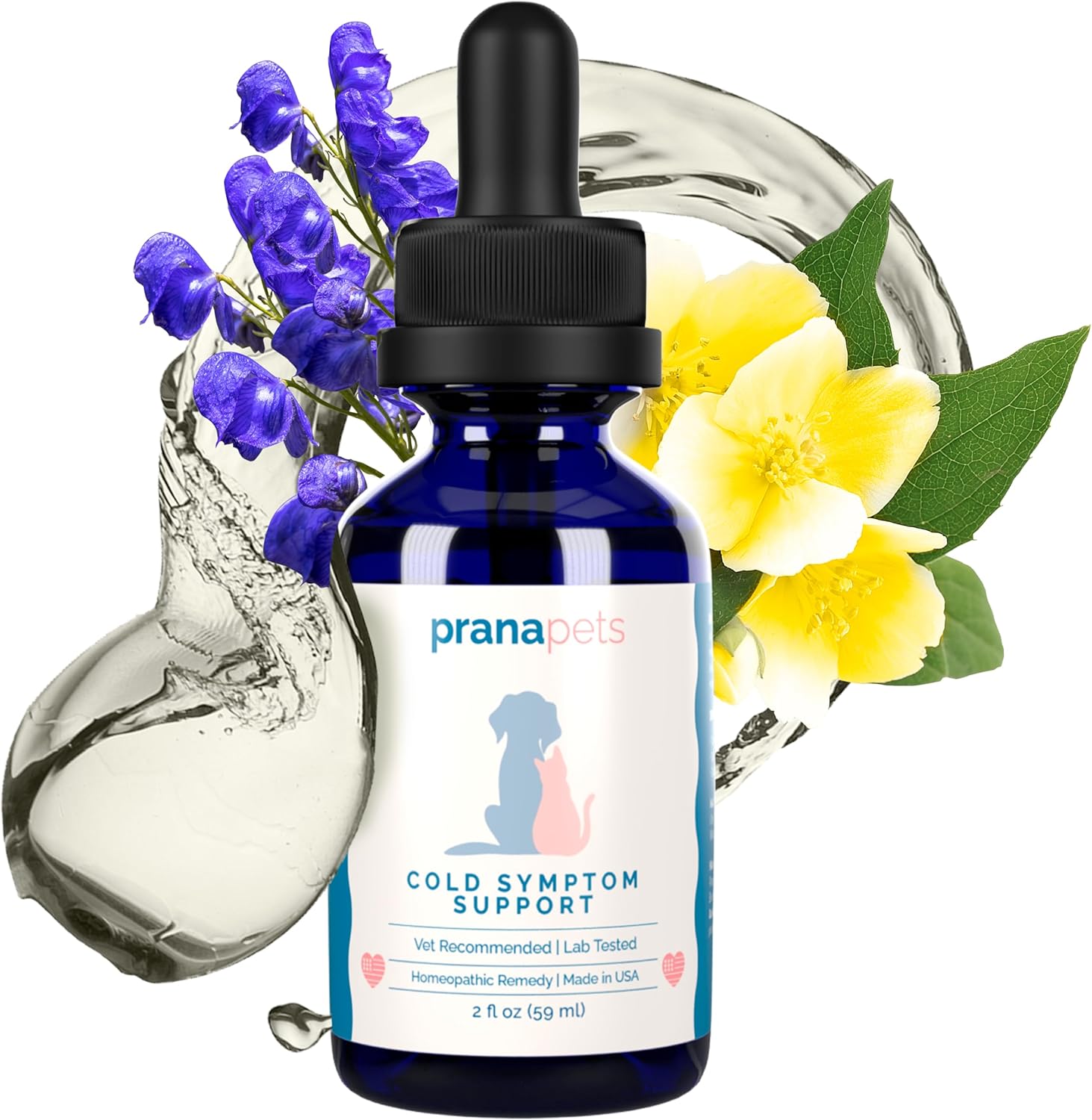 Natural Cold Symptom Support for Cats & Dogs | Helps with Colds, Seasonal Allergies & Kennel Cough | Supports Easy Breathing & Open Airways