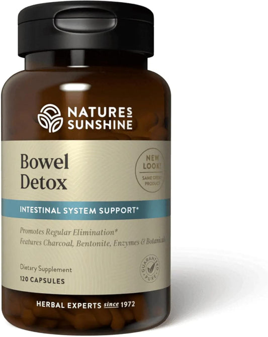 Natural Colon Cleanse Supplement - Bowel Detox Capsules for Digestive System Cleansing and Regular Elimination - 120 Count