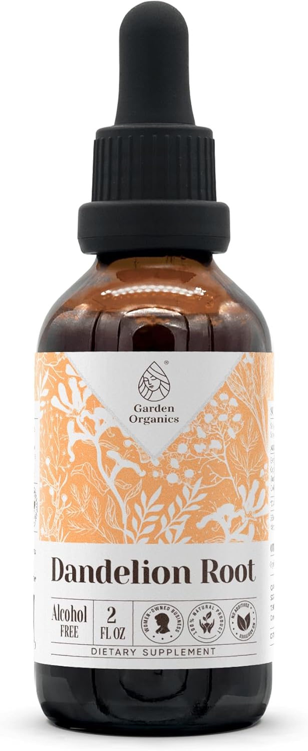 Natural Dandelion Root Tincture Extract - Alcohol-Free Immune System Booster - 100% Dandelion Root Drops (2 fl oz)