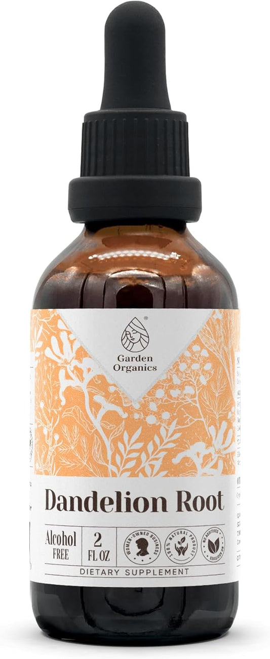 Natural Dandelion Root Tincture Extract - Alcohol-Free Immune System Booster - 100% Dandelion Root Drops (2 fl oz)