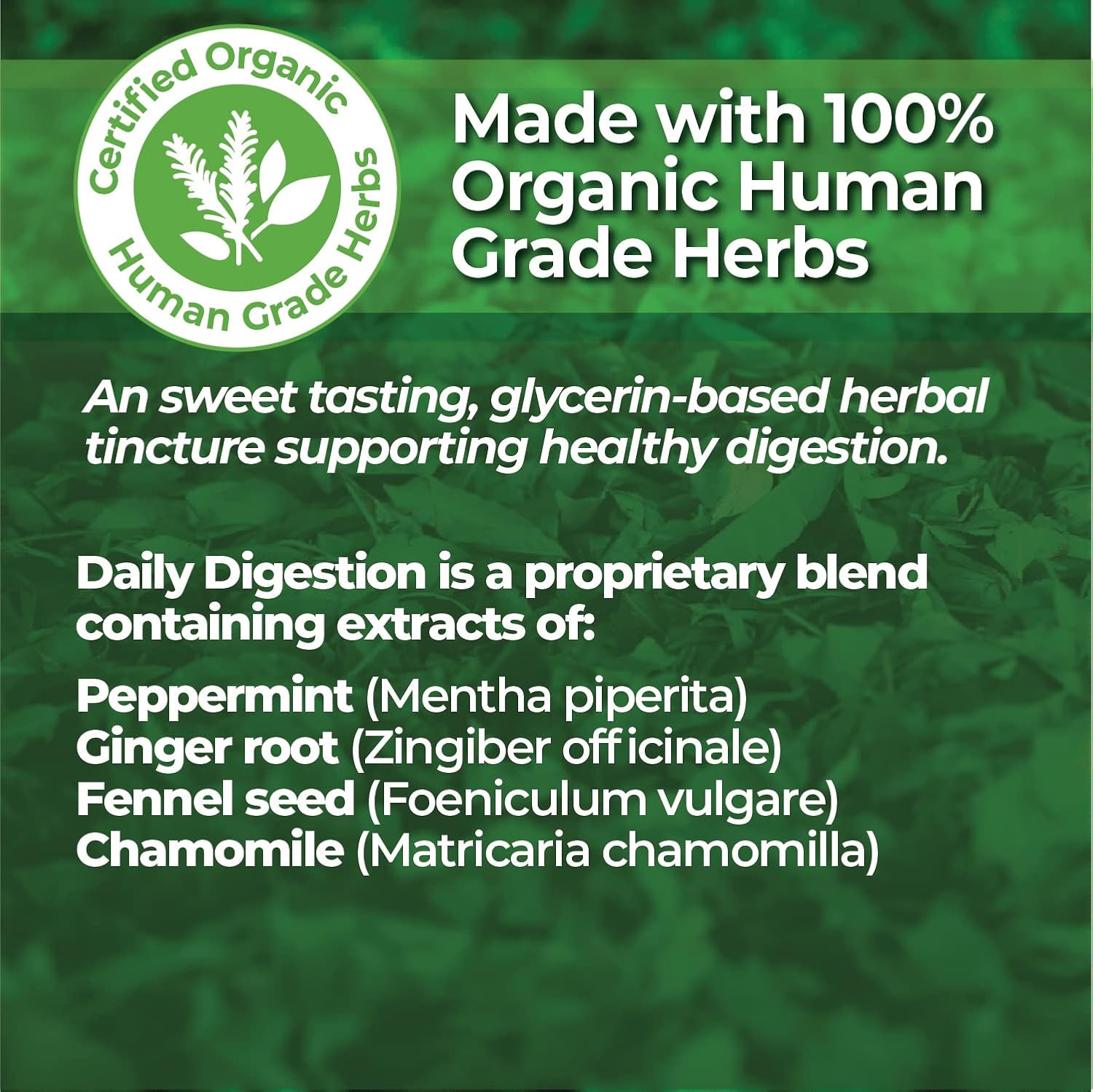 Natural Digestive Support Supplement for Dogs & Cats - Fresh Breath, Ginger Root & Fennel Seed Extract - 2 Fl Oz Liquid Formula