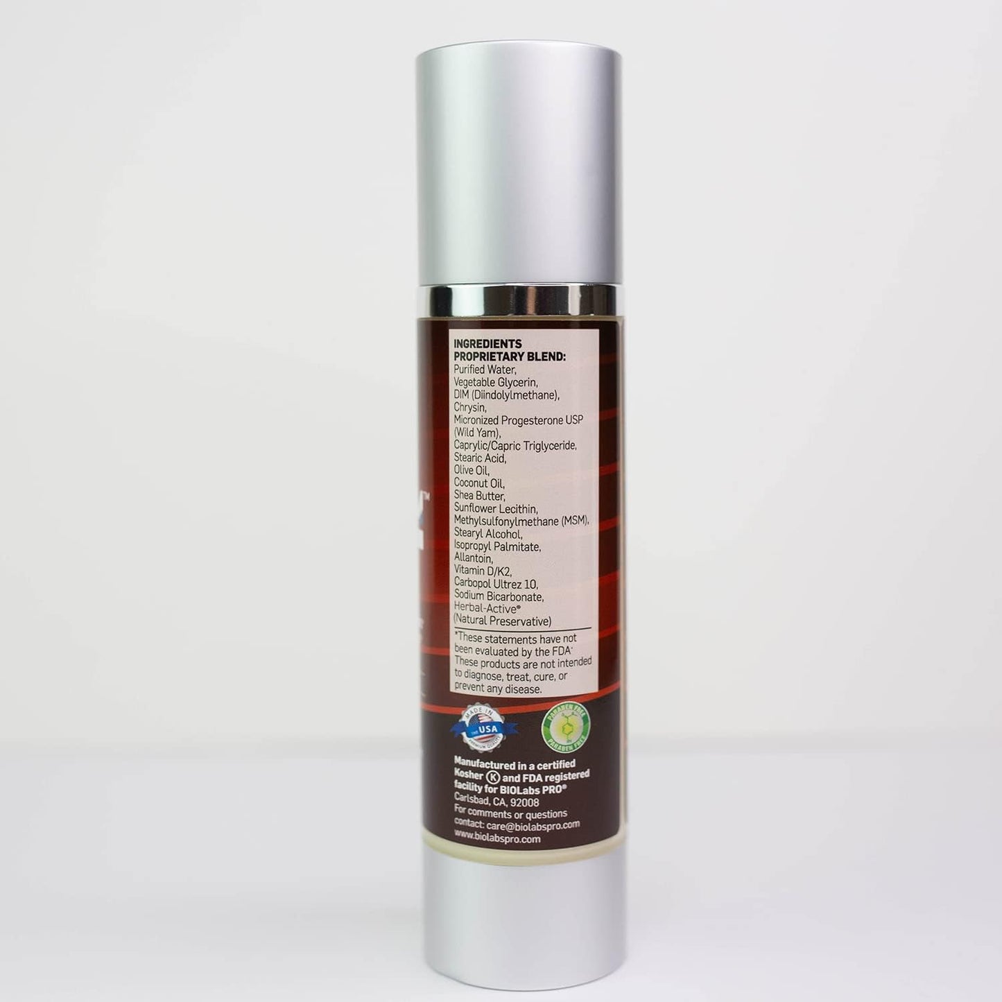 Natural DIM Cream Estrogen Blocker - Metabolize Excess Estrogen - Hormone Balance Support - Topical DIM Supplement - 3.6oz