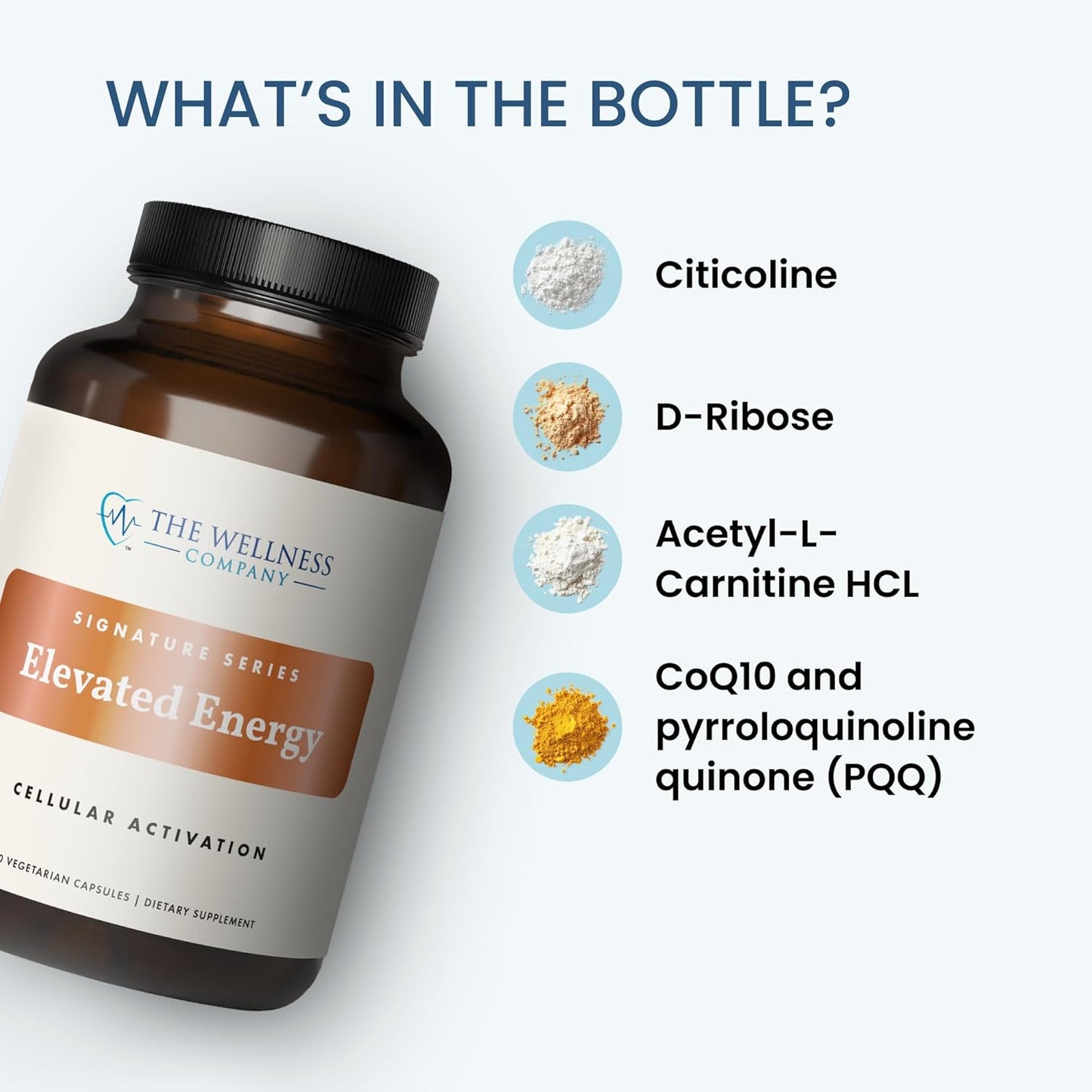 Natural Energy Booster Capsules - 2 Month Supply | Herbal Extracts for Boosting Energy | Non-GMO, Vegan, Gluten Free | Wellness Company