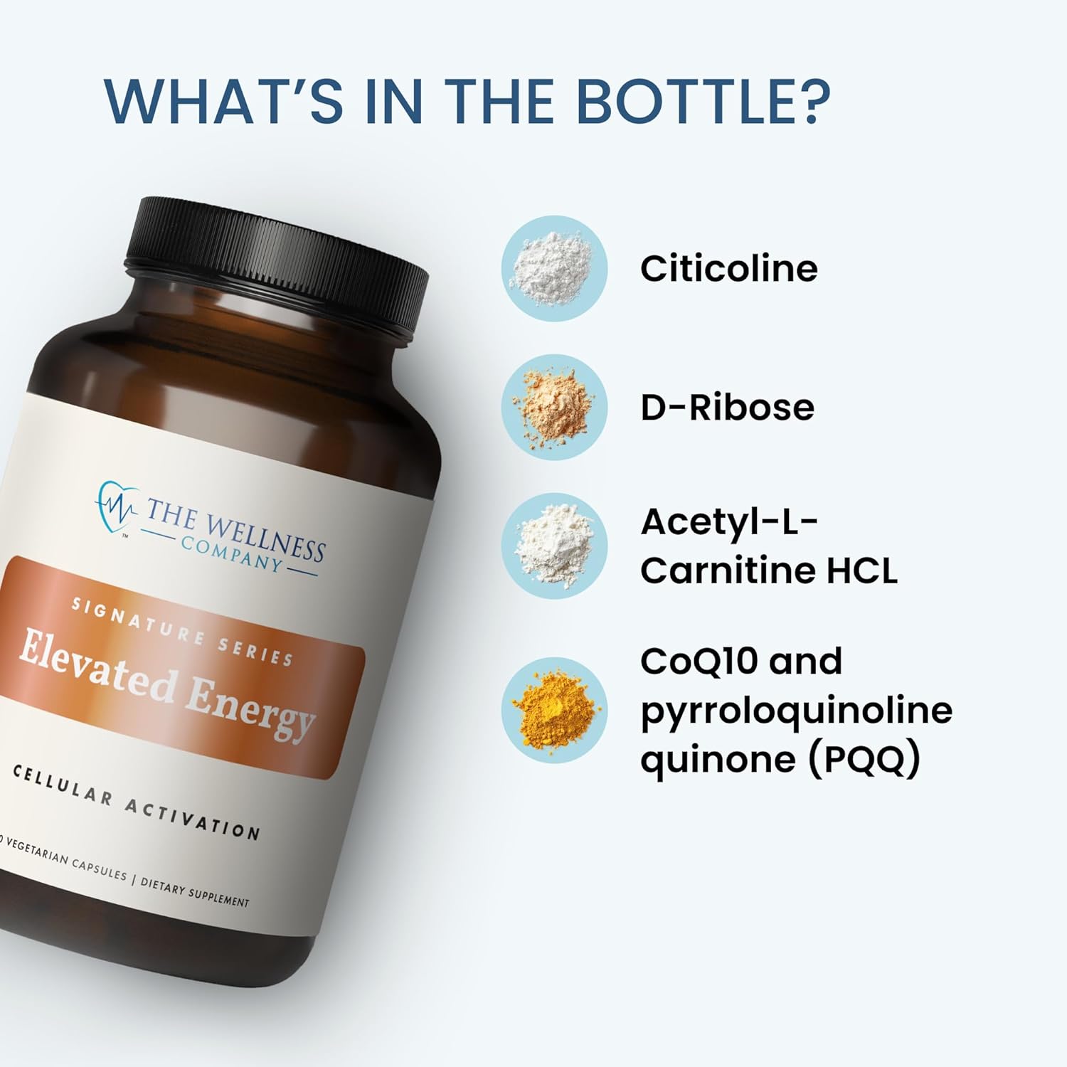 Natural Energy Booster Capsules - 2 Month Supply | Herbal Extracts for Boosting Energy | Non-GMO, Vegan, Gluten Free | Wellness Company