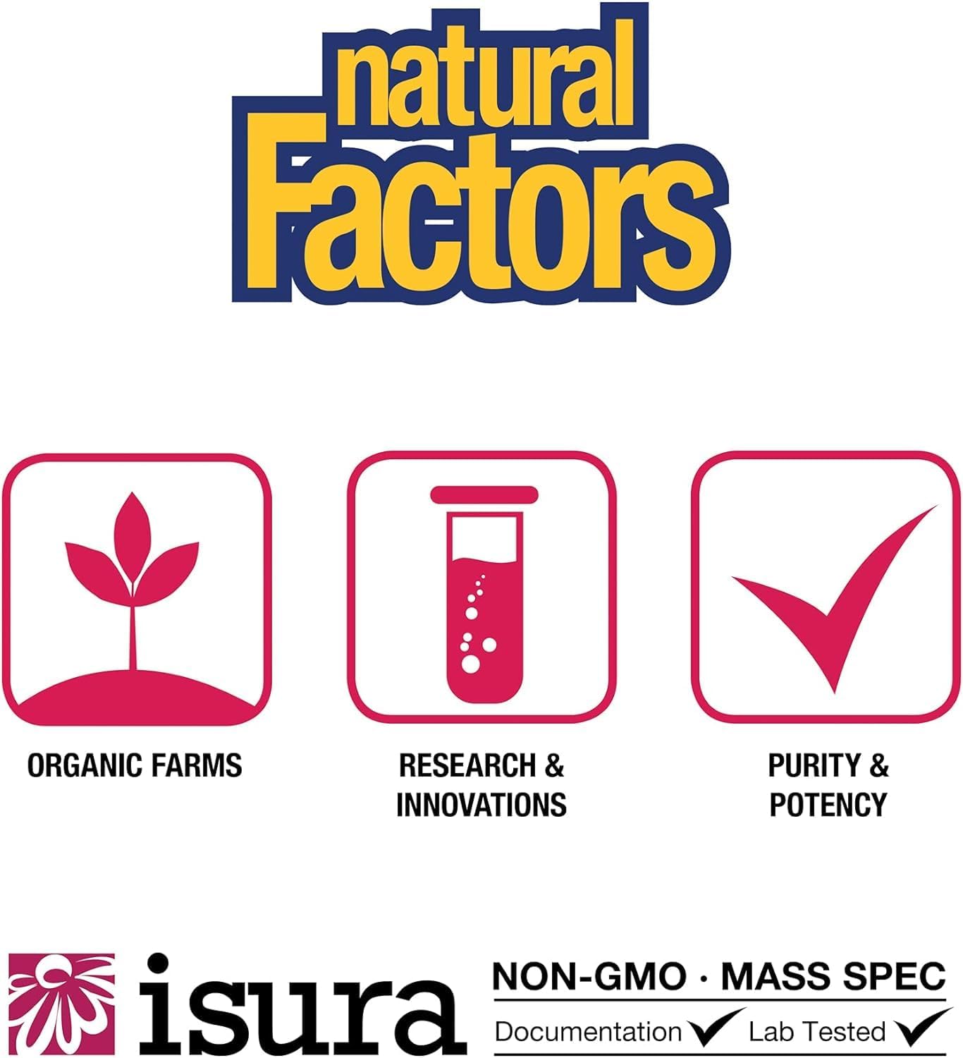 Natural Factors GrapeSeedRich: Antioxidant Support for Healthy Inflammatory Response - 120 Capsules