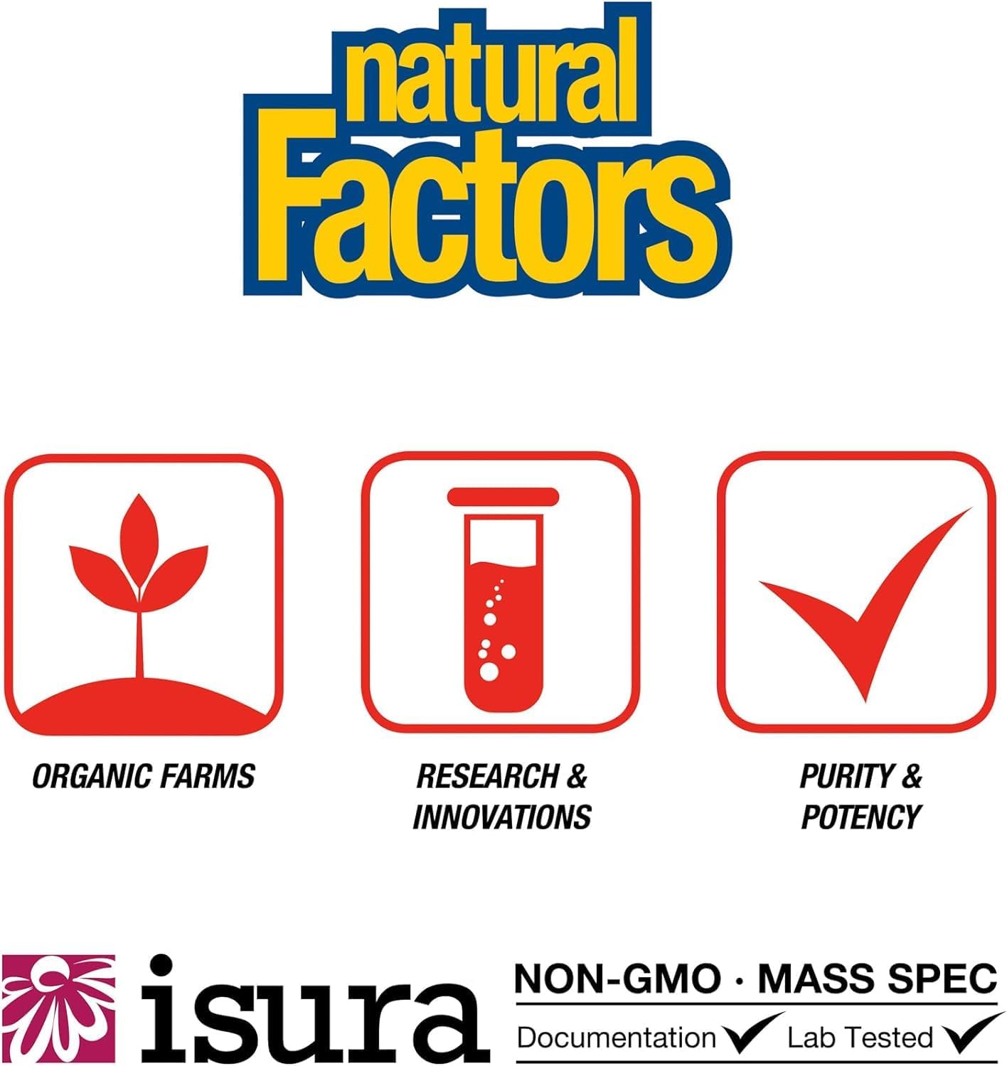 Natural Factors Phosphatidylserine Softgels - Memory & Concentration Support - Soy & Gluten Free - 120 Capsules