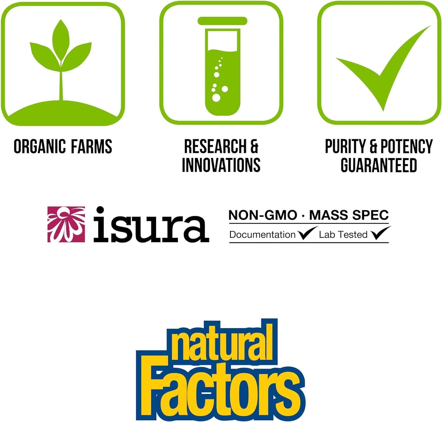 Natural Factors Whole Earth & Sea Organic Fermented Greens Supplement, 13.8 Oz Vegan Whole Food Powder