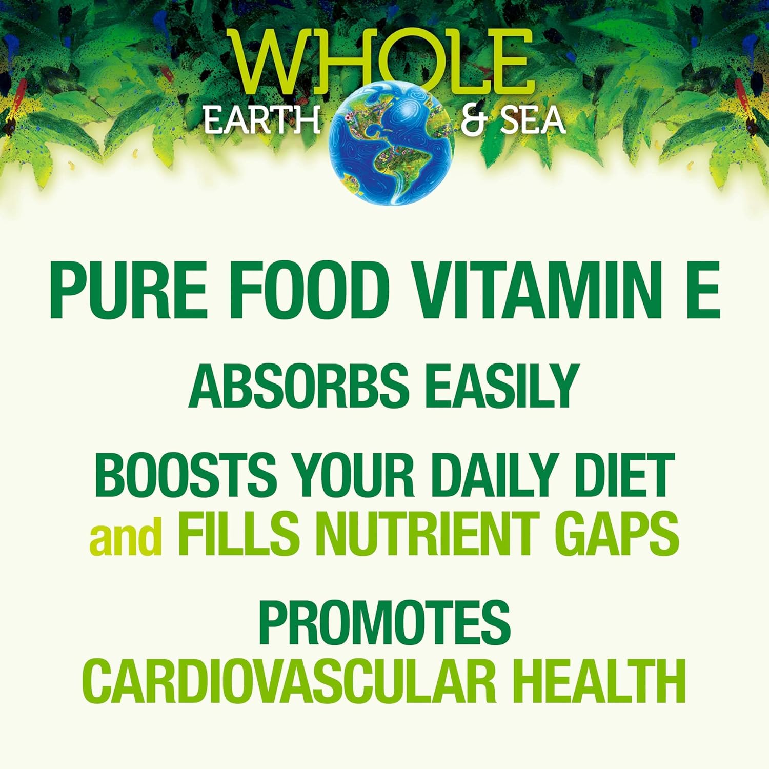 Natural Factors Whole Earth & Sea Sunflower Vitamin E Whole Food Supplement