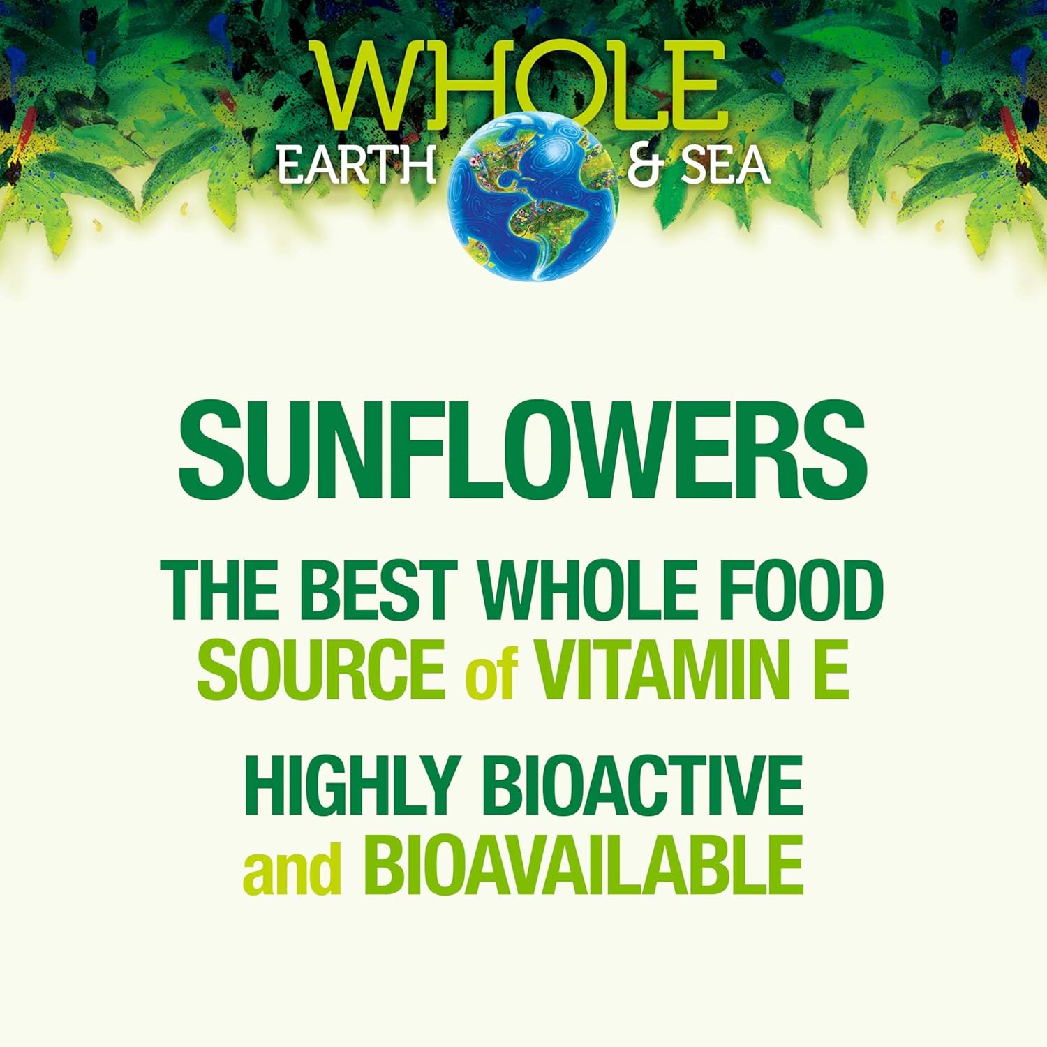 Natural Factors Whole Earth & Sea Sunflower Vitamin E Whole Food Supplement