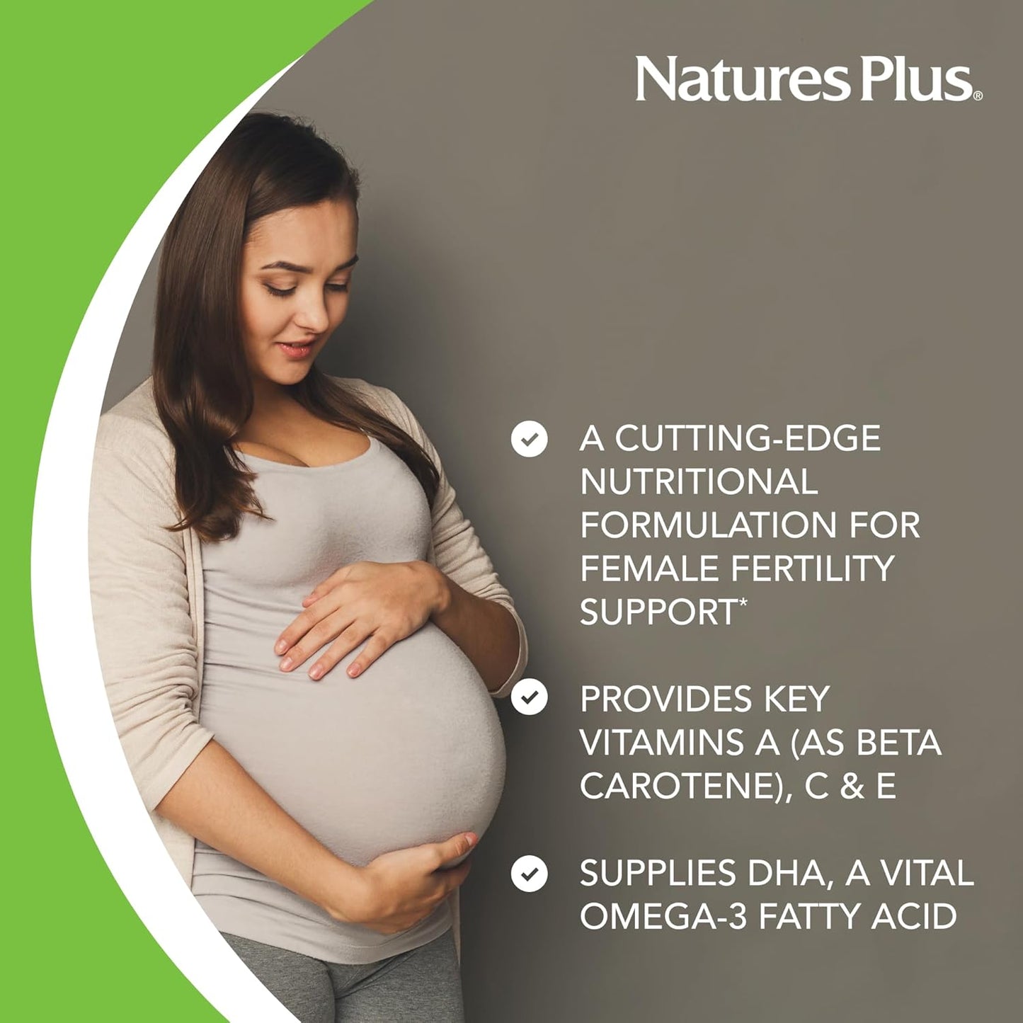 Natural Female Fertility Support Capsules - Procreation Women Multivitamin & Mineral Supplement - Antioxidants, Herbal Blend - 60 Capsules