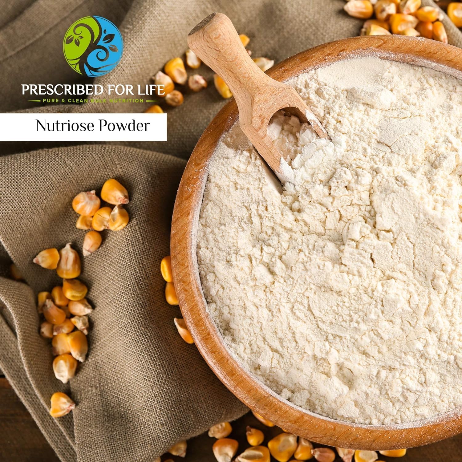 Natural Fiber Supplement: Prebiotic Soluble Corn Fiber Powder for Adults - 5kg / 11lb, Gluten Free, Vegan, Non GMO - Prescribed For Life Nutriose