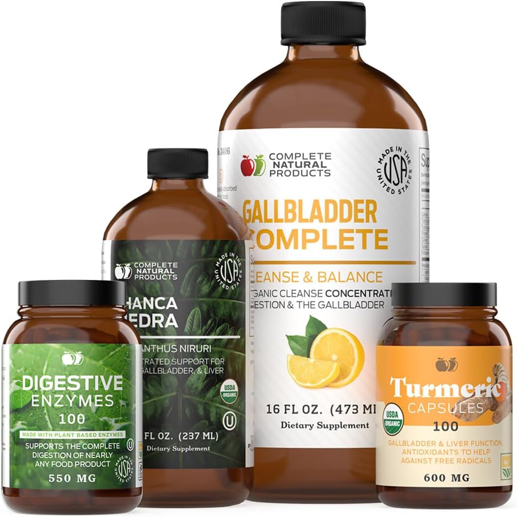 Natural Gallbladder Cleanse Bundle - Complete Support for Gallbladder Health