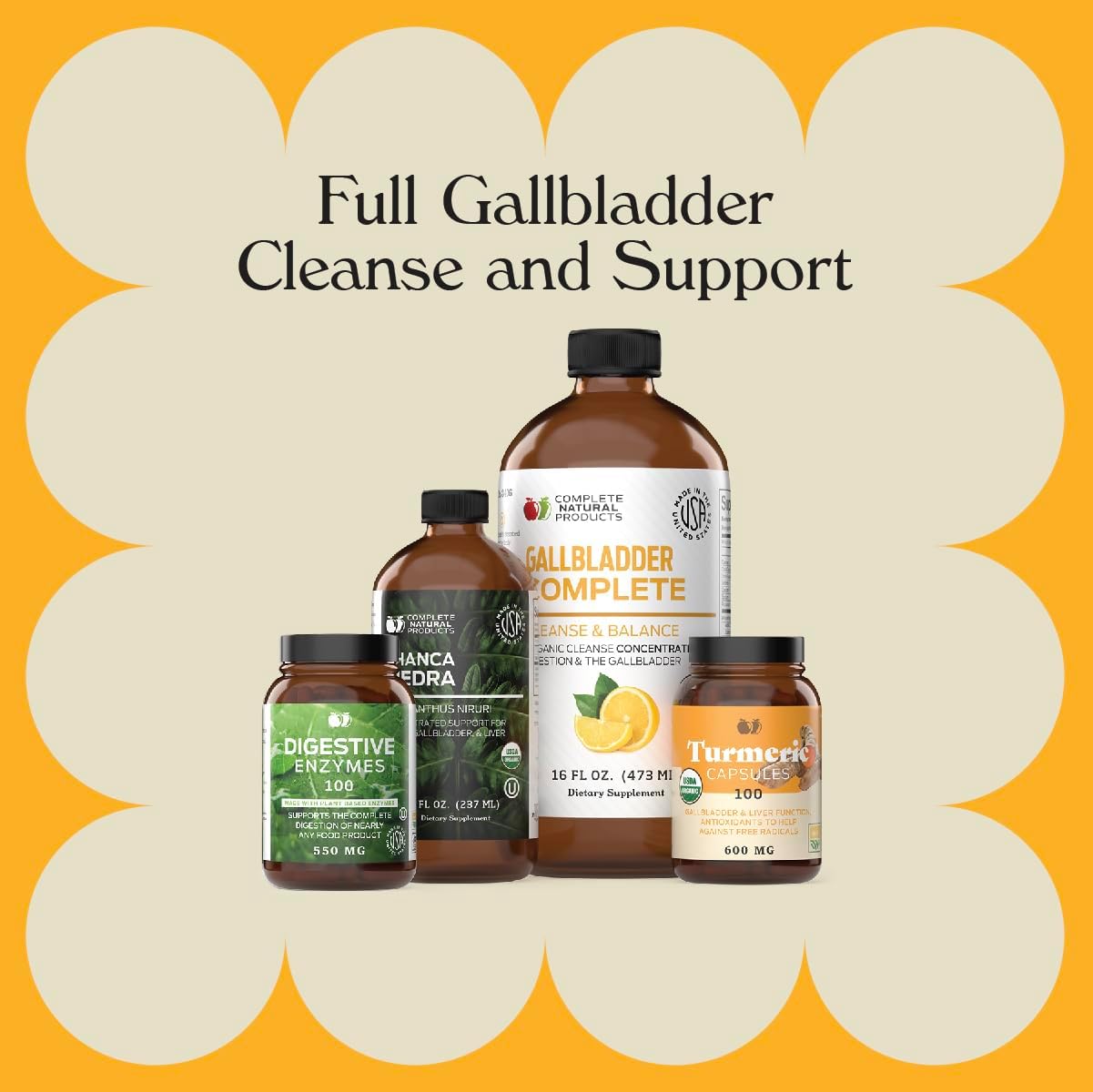 Natural Gallbladder Cleanse Bundle - Complete Support for Gallbladder Health