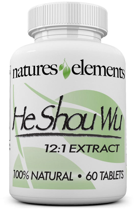 Natural Gray Hair Solution - Foti Chinese Herb Tablets for Hair Growth - 500mg Made in USA