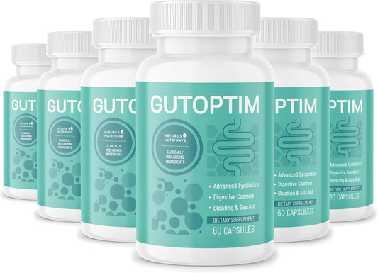 Natural Gut Health Probiotic & Prebiotic Capsules for Women & Men - Enzyme with Probiotics for Digestive Health - Non-GMO, 60 Ct, 6 Month Supply