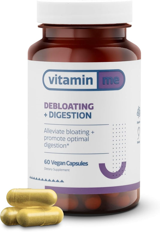 Natural Gut Health Supplement with Milk Thistle, Turmeric, and Fennel - 60 Anti-Bloating Capsules