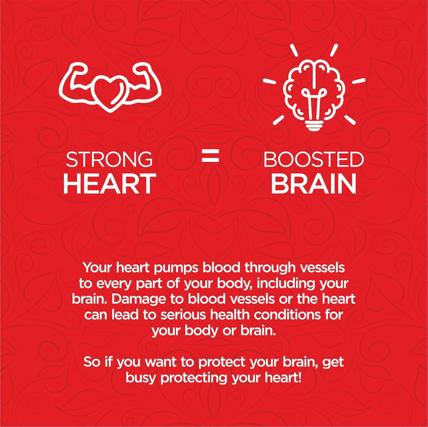 Natural Heart Health Supplement with 120 Capsules - Supports Cardiovascular Health, Healthy Cholesterol & Blood Pressure | Promotes Clean Arteries & Protects Against Homocysteine & CRP Levels