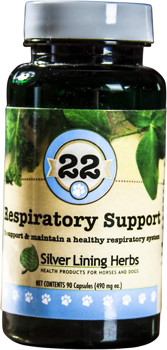 Natural Herbs Canine Respiratory Support Supplement - Maintains Healthy Lung Function - 90 Capsules