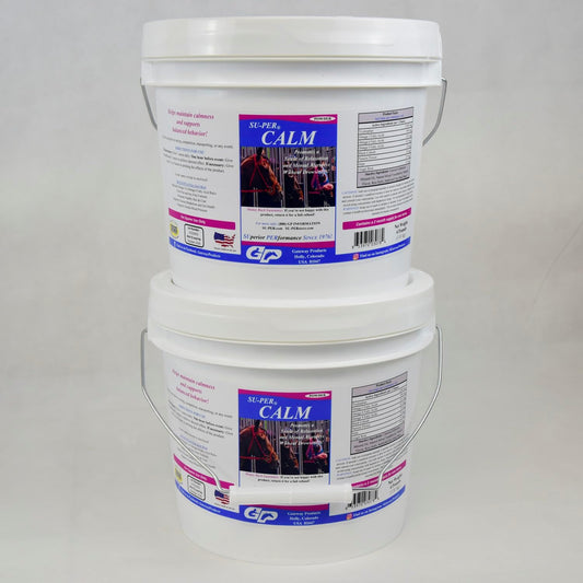 Natural Horse Calming Supplement Powder - Promotes Calmness & Balanced Behavior - 4lb, 60 Day Supply