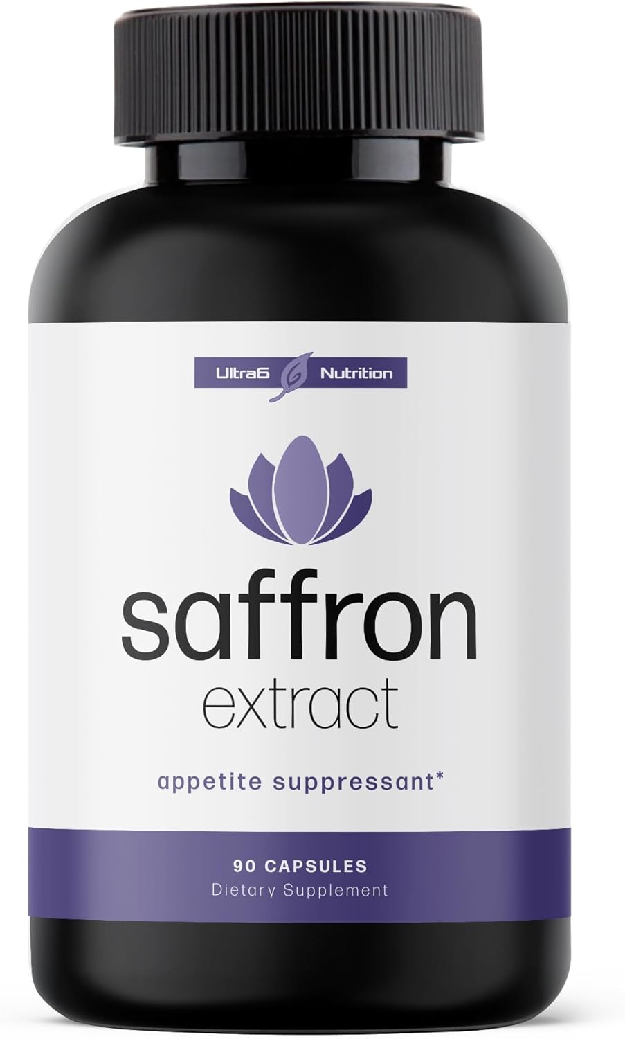 Natural Hunger Control: Saffron Extract Capsules for Weight Loss - Appetite Suppressant for Men & Women - Energy & Mood Boost - 90 Caps - USA Made