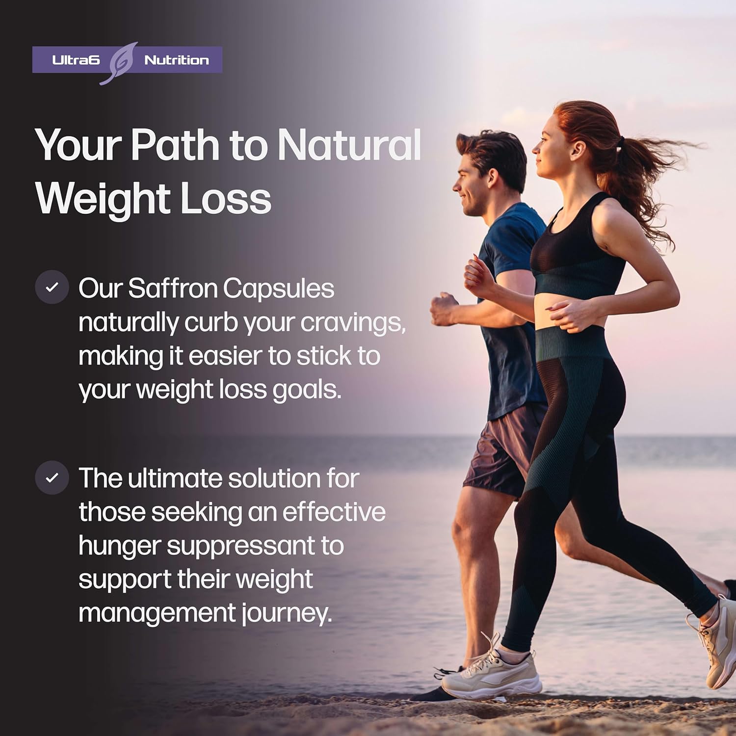 Natural Hunger Control: Saffron Extract Capsules for Weight Loss - Appetite Suppressant for Men & Women - Energy & Mood Boost - 90 Caps - USA Made