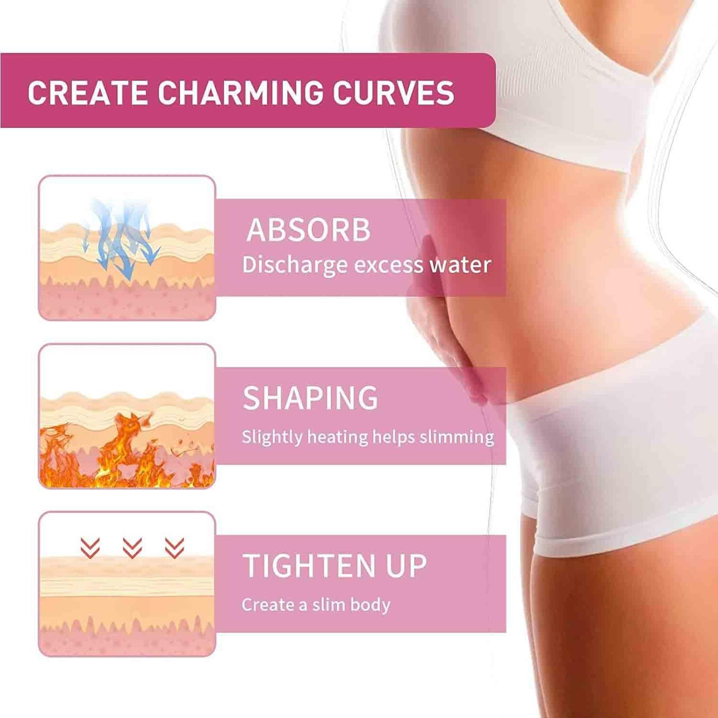 Natural Instant Anti-Itch Slimming Detox Products - Viginal Capsules & Gel (8 Bags)