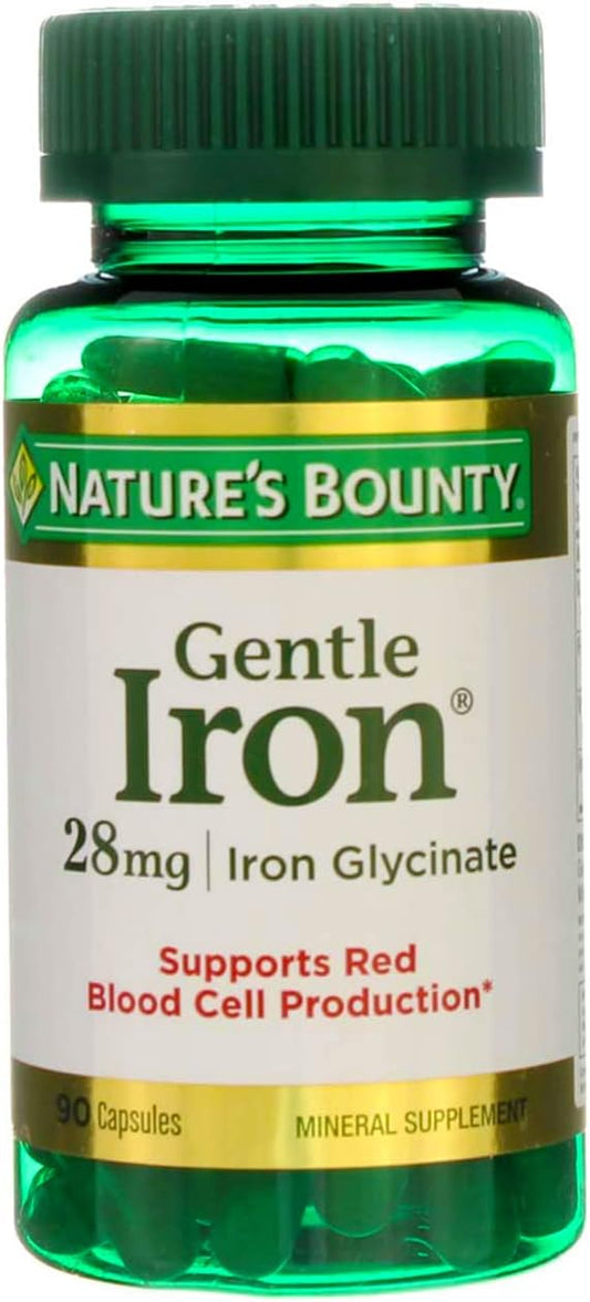 Natural Iron Supplement - 28 mg - 90 Capsules by Nature's Bounty