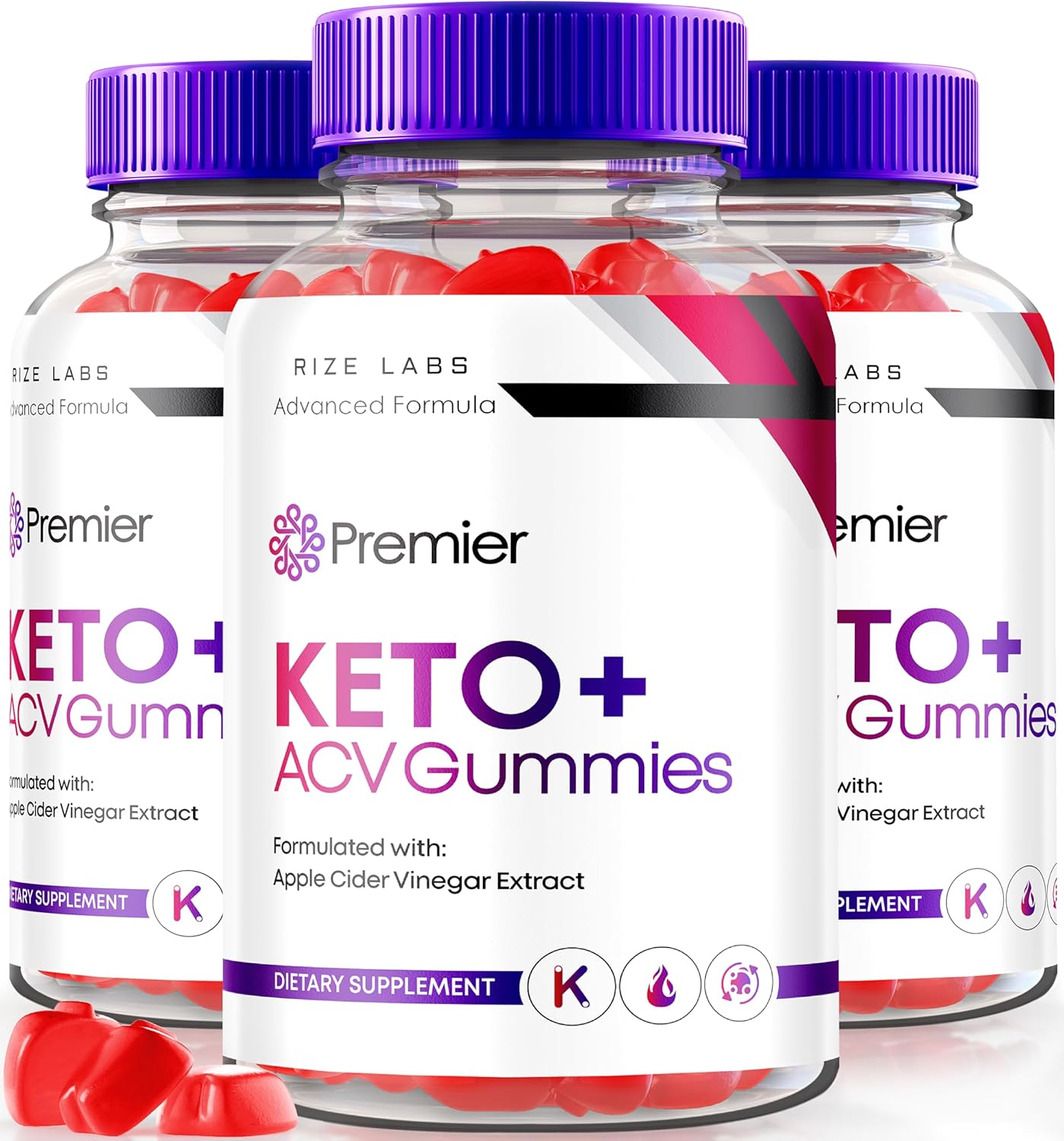 Natural Keto ACV Gummies for Advanced Slimming Formula - 180 Gummies, 2000mg Extreme Keto Formula from rize labs