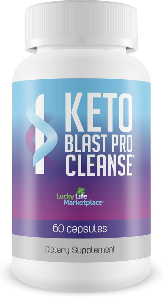Natural Keto Blast Pro Cleanse for Full Body Detox & Gut Health - Probiotic Colon Cleanse for Waste Removal & Cleansing - Keto-Friendly Formula for Total Body Cleansing