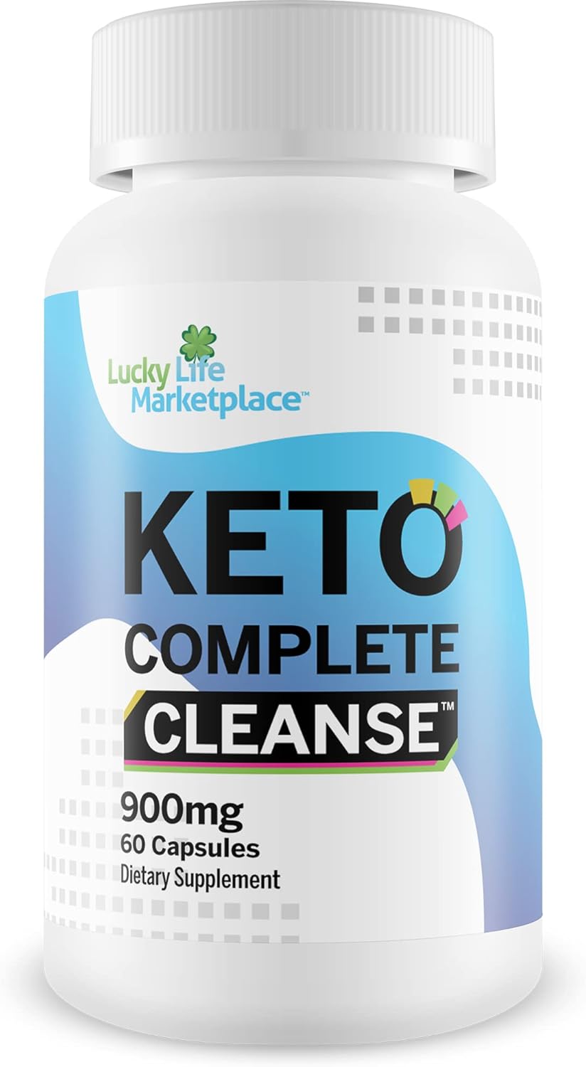 Natural Keto Complete Cleanse Supplement for Full Body Detox & Energy Support - Reduce Inflammation & Bloating, Aid Liver & Colon Cleanse - Boost Energy Levels