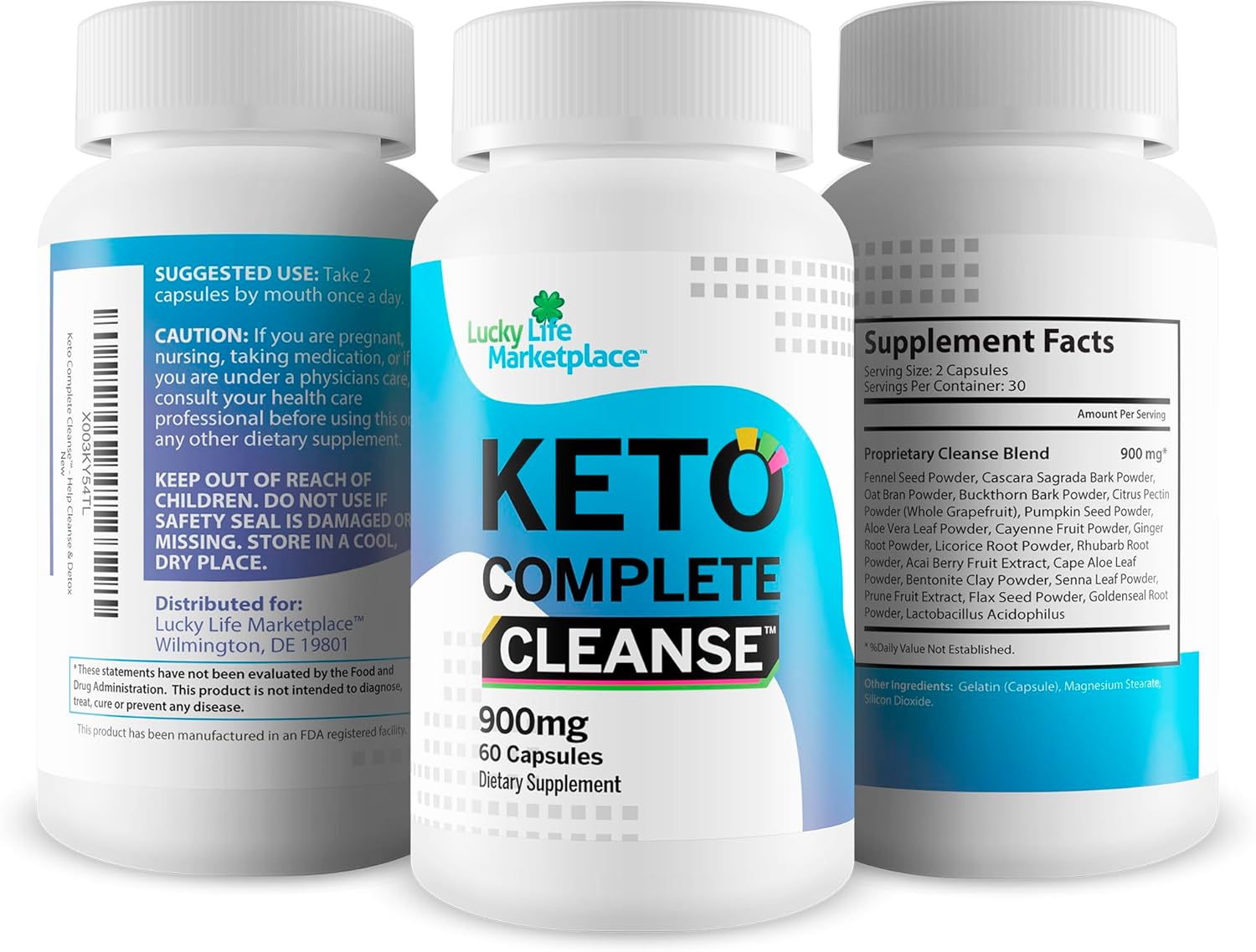 Natural Keto Complete Cleanse Supplement for Full Body Detox & Energy Support - Reduce Inflammation & Bloating, Aid Liver & Colon Cleanse - Boost Energy Levels