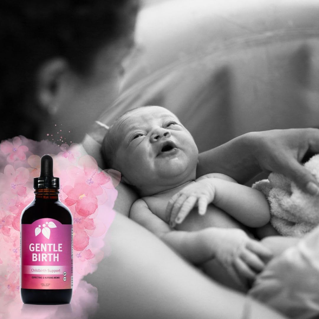 Natural Labor Preparation: Mountain Meadow Herbs Gentle Birth - 4oz Liquid Extract