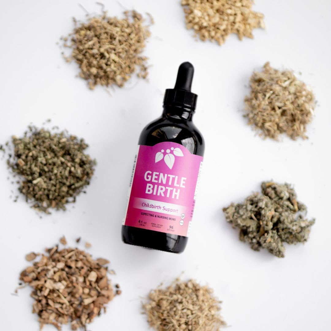Natural Labor Preparation: Mountain Meadow Herbs Gentle Birth - 4oz Liquid Extract