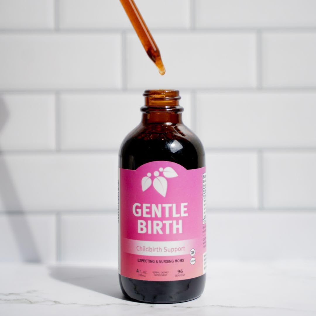 Natural Labor Preparation: Mountain Meadow Herbs Gentle Birth - 4oz Liquid Extract