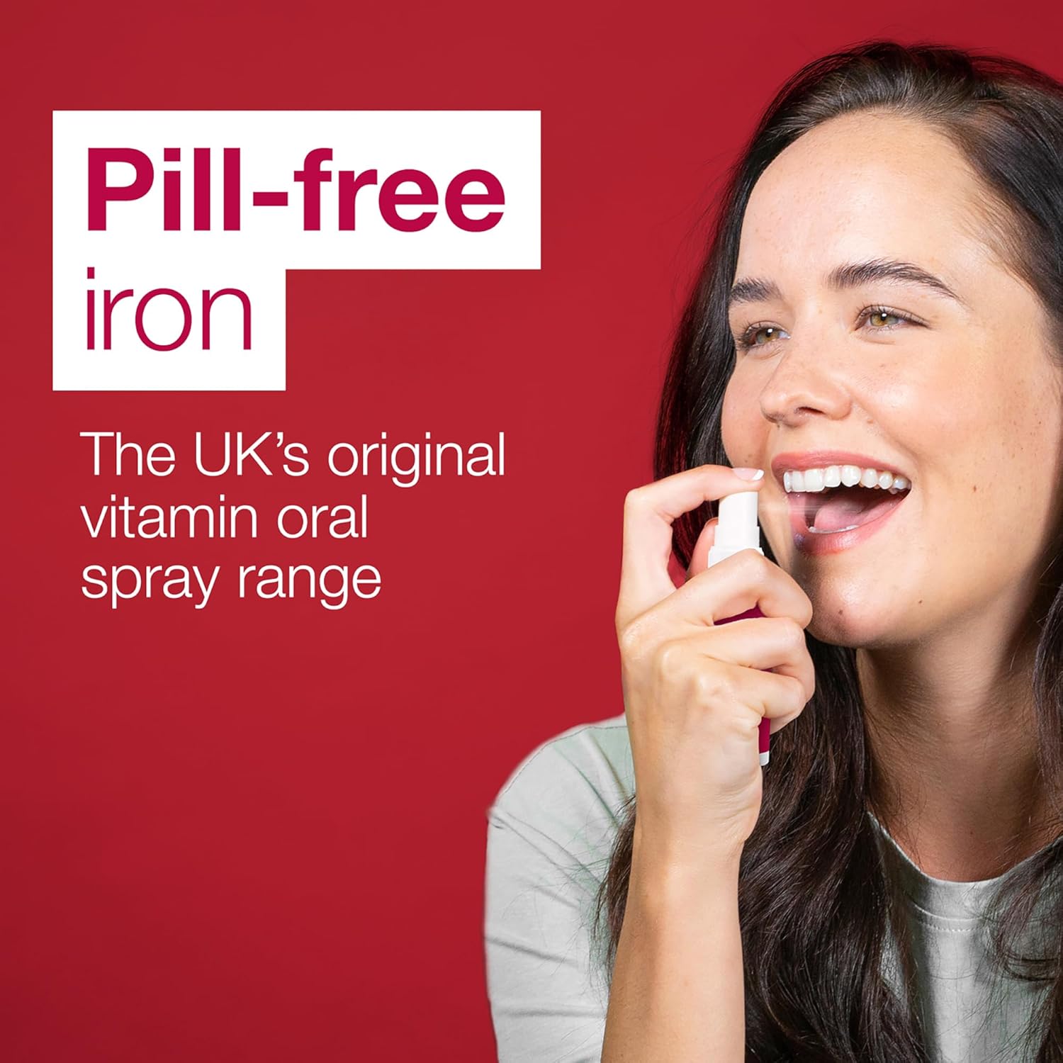 Natural Liquid Iron Supplement Spray - Easy Daily Vitamin Spray - Tasty Alternative to Pills - 0.85 oz