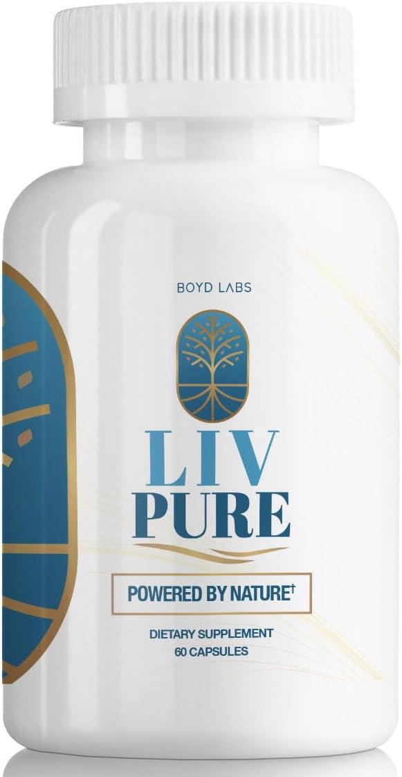 Natural Liver Support Supplement - 60 Capsules by Boyd Labs Liv Pure