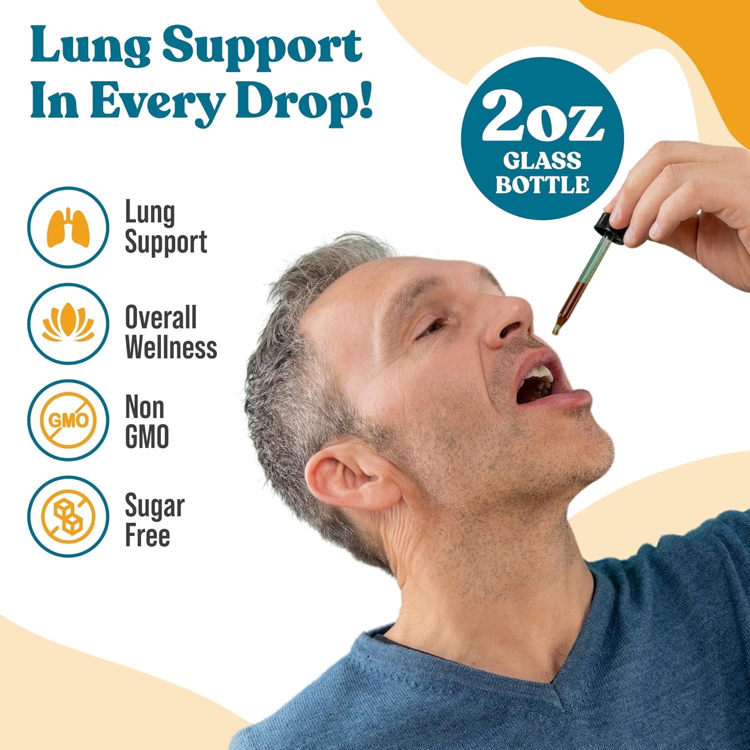 Natural Lung Detox Support Supplement - Maintain Optimal Lung & Respiratory Health with Grindelia, Lobelia, Licorice, Wild Cherry - Rejuvica Health Bright Lungs