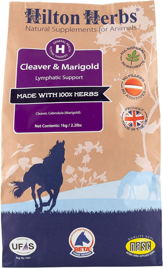 Natural Lymphatic Support with Hilton Herbs Cleavers & Marigold