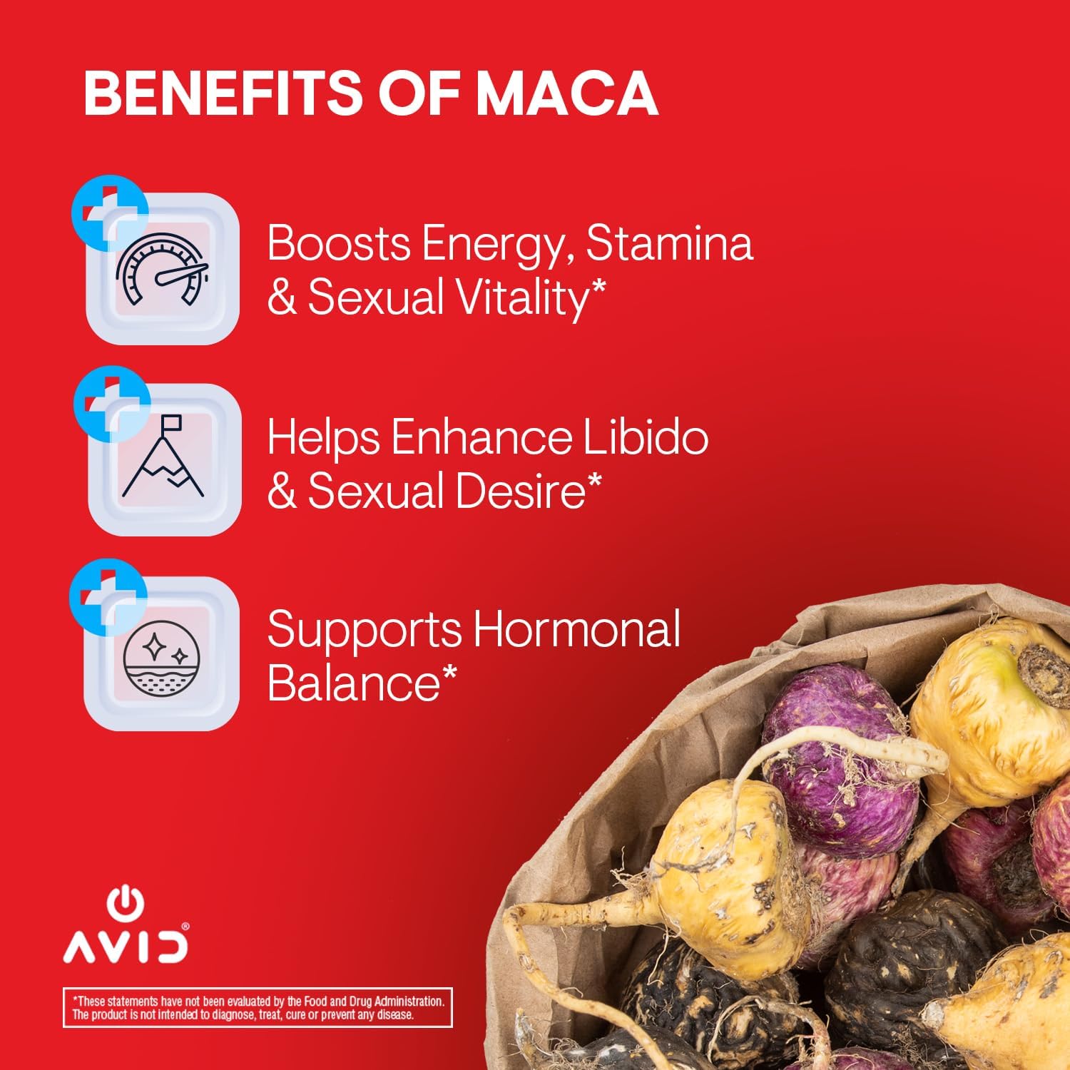 Natural Maca Root Gummies (60 Count, Peach Flavored) - Sexual Vitality & Libido Booster for Men and Women - Vegan, Non-GMO Supplement with Maca Peruana Extract (4:1 Ratio)