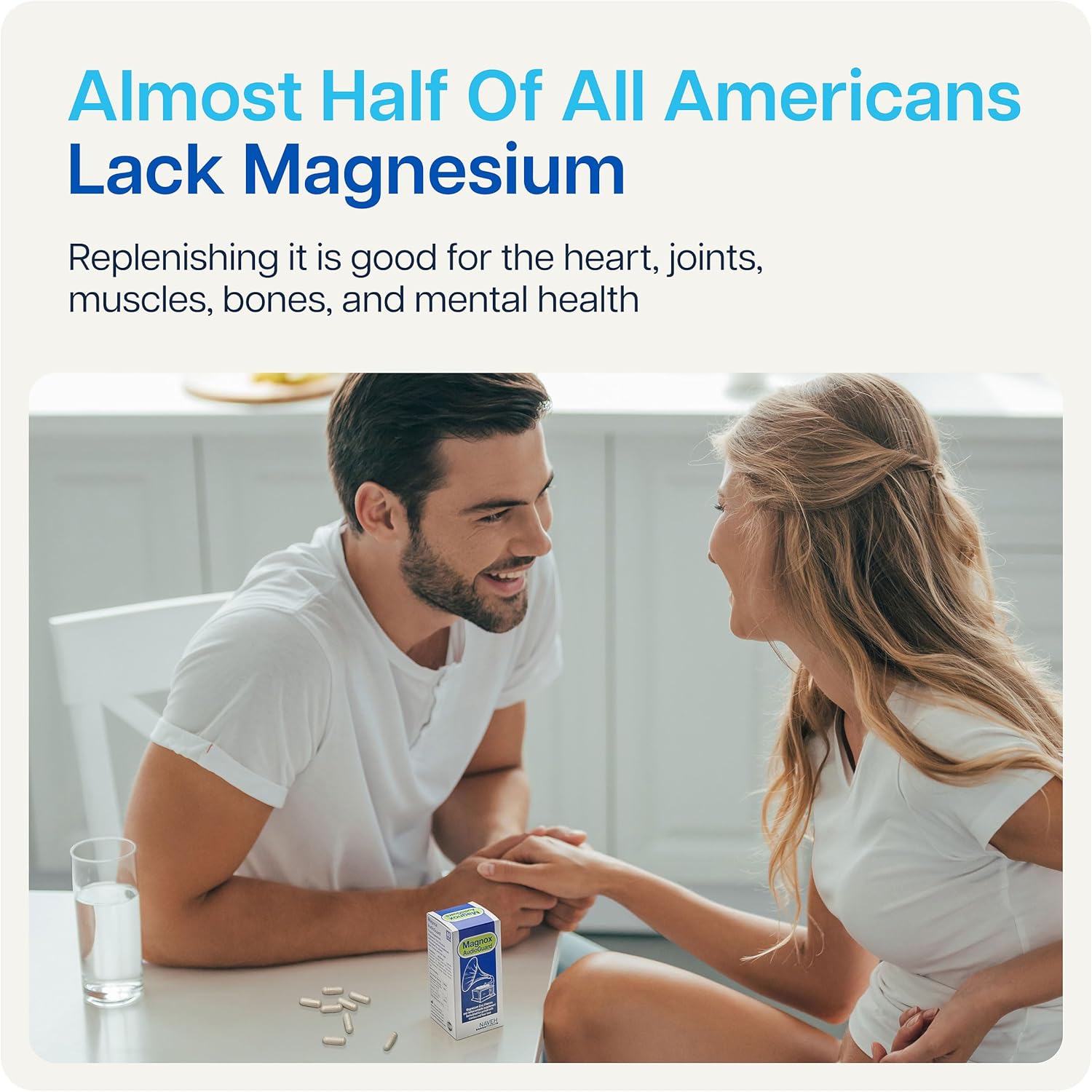 Natural Magnesium Complex for Tinnitus Relief | High Absorption Magnesium Supplement with Dead Sea Minerals | 60 Capsules for Ringing Ears