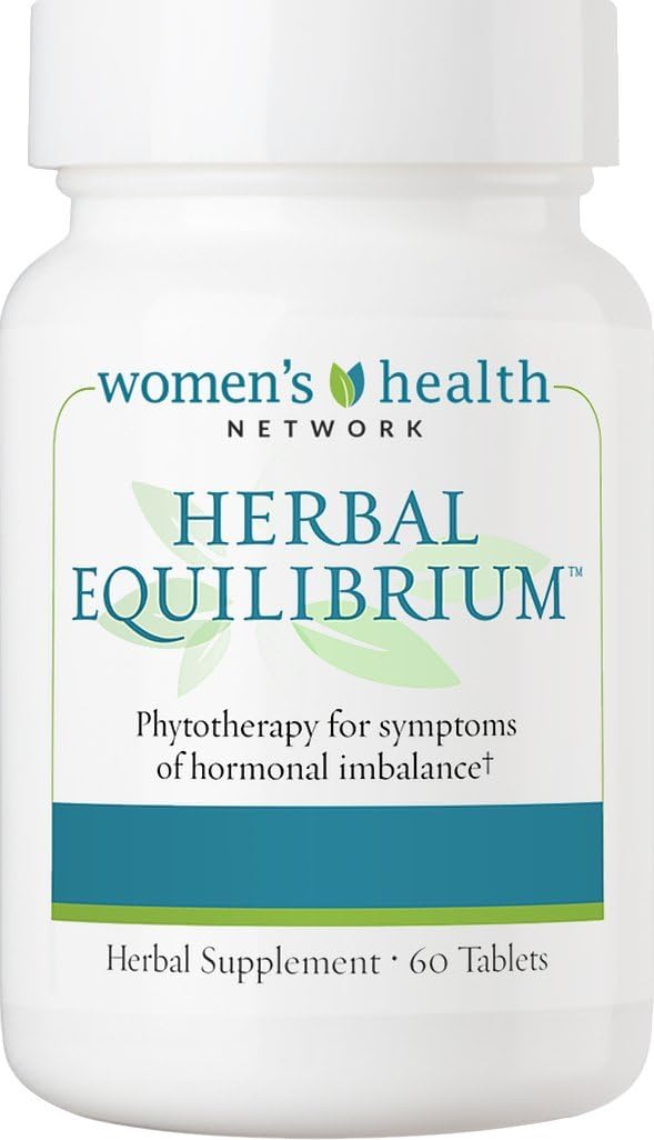 Natural Menopause Relief Supplement - Herbal Equilibrium - 60 Tablets - Balances Hormones and Reduces Hot Flashes