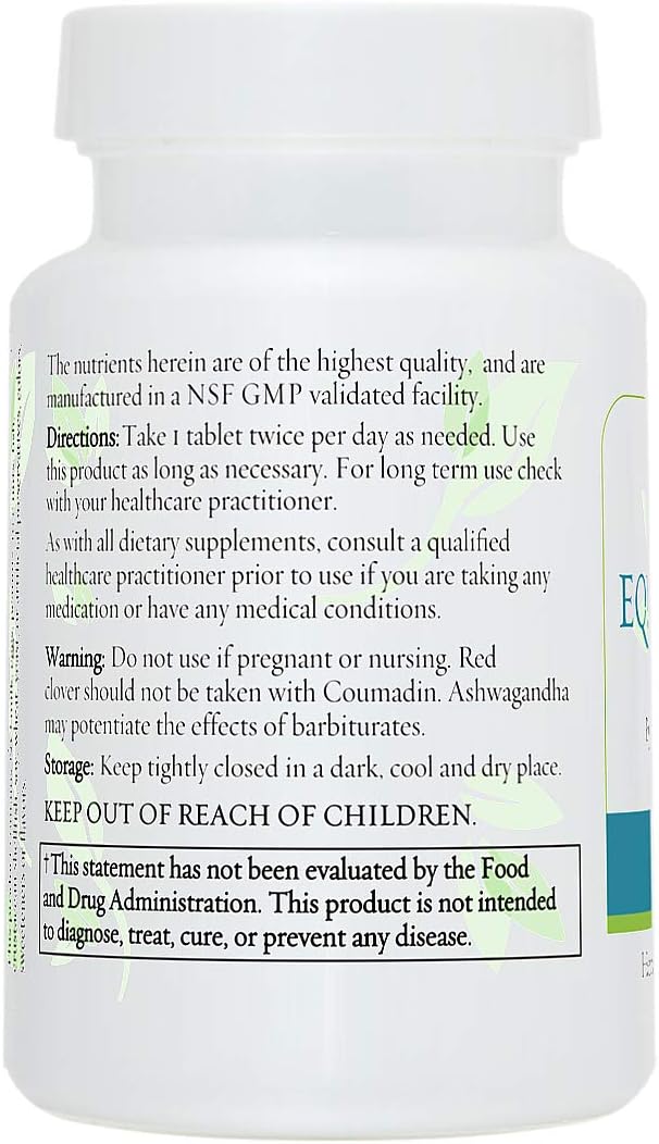 Natural Menopause Relief Supplement - Herbal Equilibrium - 60 Tablets - Balances Hormones and Reduces Hot Flashes