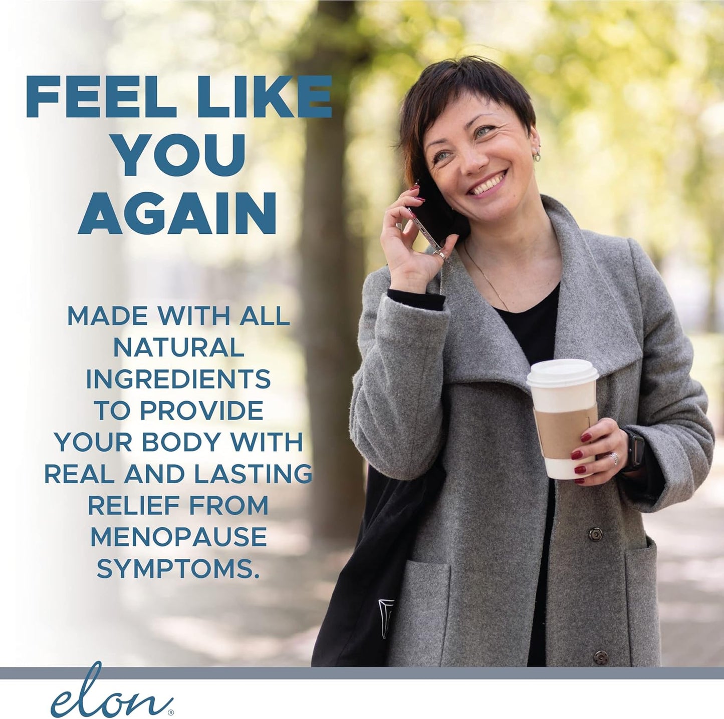 Natural Menopause Relief Supplement for Women - Hot Flash, Mood Swing & Sleep Problem Relief - Non-GMO Estrogen Support with Black Cohosh & Dong Quai - 60 Capsules