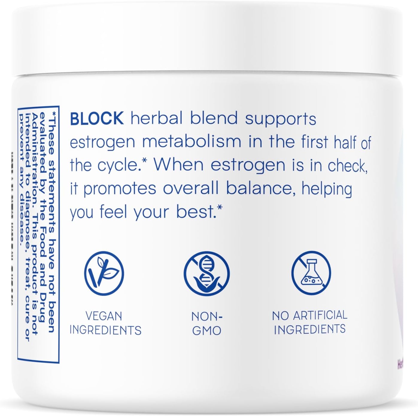 Natural Menopause Support Supplement with DIM, Calcium, Grape Seed Extract - 30 Capsules for Balanced Estrogen Metabolism in Women