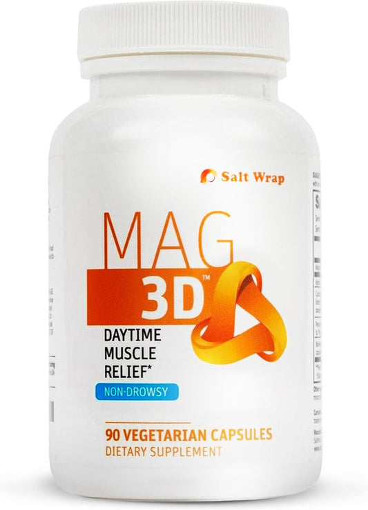 Natural Non-Drowsy Leg Cramp & Muscle Relief Support Supplement with Turmeric & Magnesium for Nerve Health
