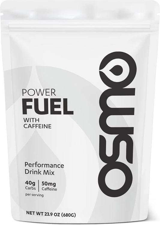 Natural Osmo Power Fuel Powder with Caffeine for Rapid Absorption - Carbohydrate Blend with Cluster Dextrin, Sodium, and Fructose - Neutral Flavor - 16 Servings