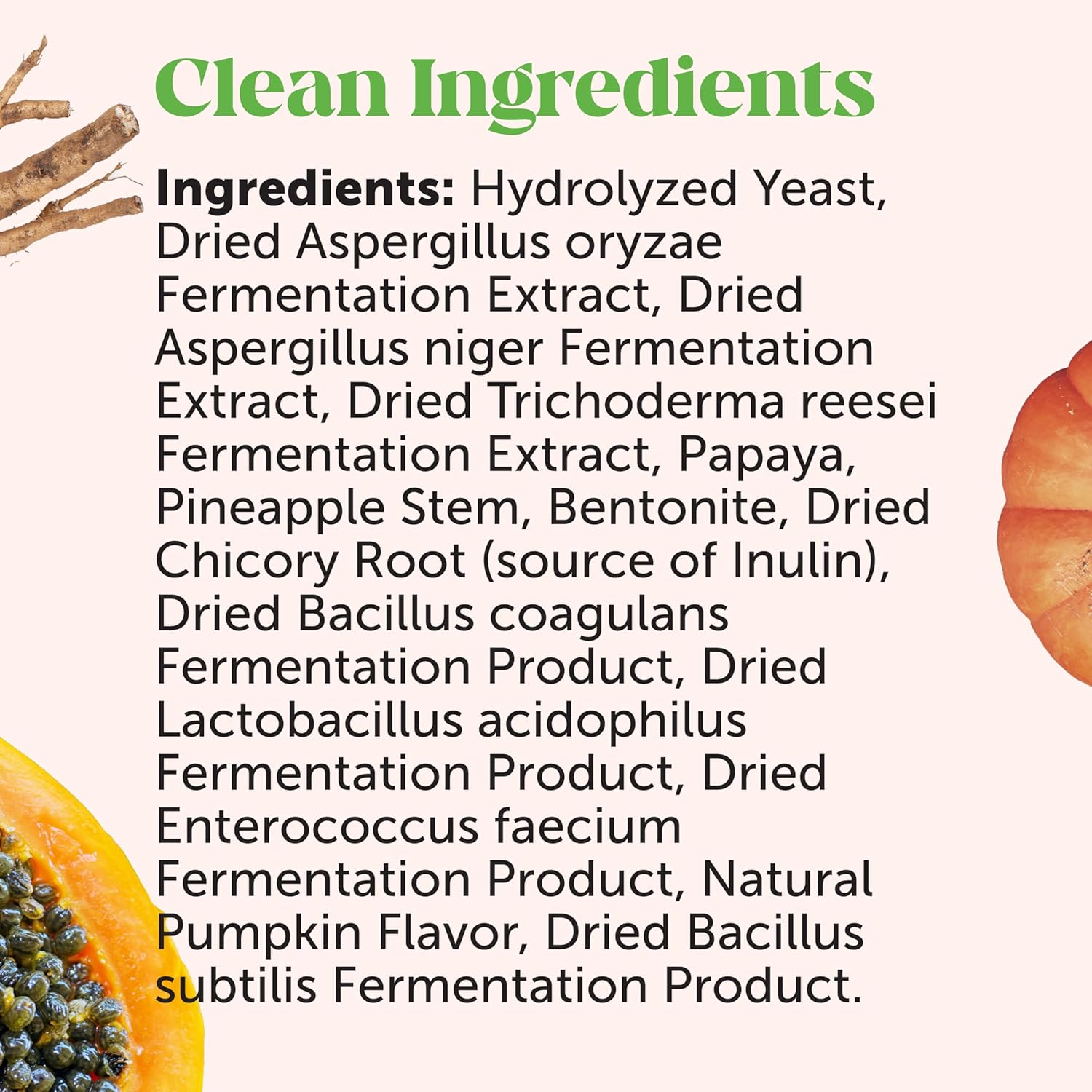 Natural Probiotic & Pumpkin Powder Supplement for Dogs - Supports Healthy Gut Flora, Digestion & Immunity - With Prebiotics, Probiotics, Enzymes, Antioxidants - 90 Scoops