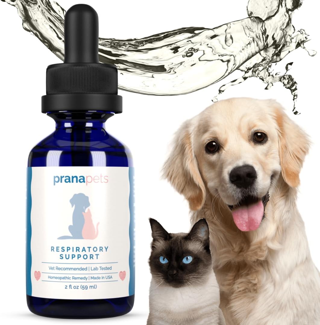Natural Respiratory Support Supplement for Dogs & Cats | Promotes Healthy Breathing in Pets | Helps with Seasonal Allergy Symptoms