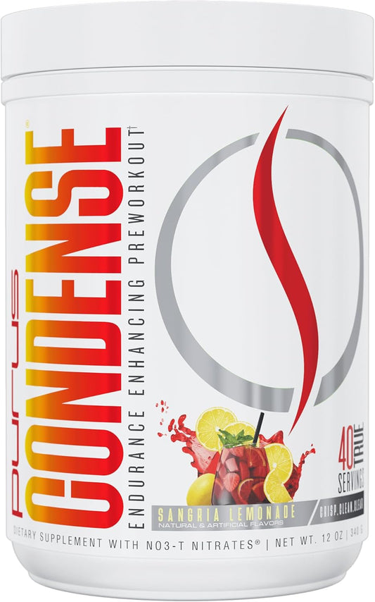 Natural Sangria Lemonade PreWorkout Powder - 40 Servings by Purus Labs CONDENSE