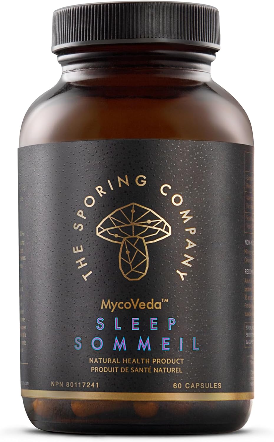Natural Sleep Supplement with Reishi, Valerian Root, and Skullcap for Long-Term Sleep Regulation - 60 Capsules
